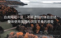 白虎网站一区｜不带滤镜的体验总结：整体使用氛围与浏览节奏的感受