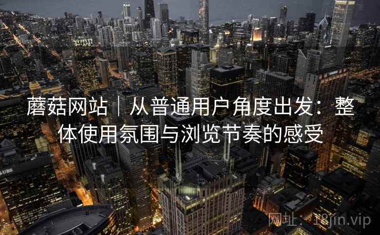 蘑菇网站｜从普通用户角度出发：整体使用氛围与浏览节奏的感受  第2张