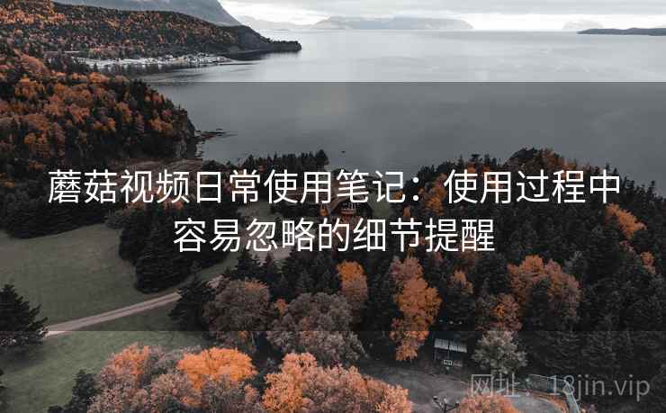 蘑菇视频日常使用笔记：使用过程中容易忽略的细节提醒  第1张