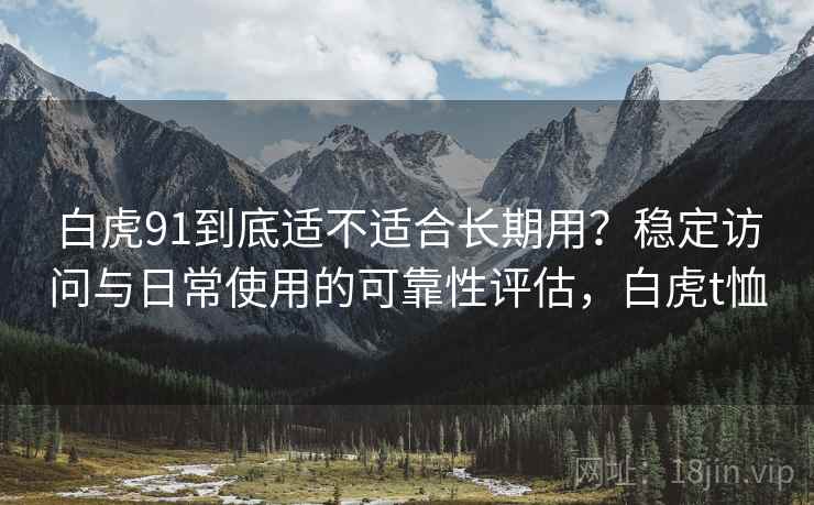 白虎91到底适不适合长期用?稳定访问与日常使用的可靠性评估,白虎t恤 第2张 白虎91到底适不适合长期用?稳定访问与日常使用的可靠性评估,白虎t恤 第2张