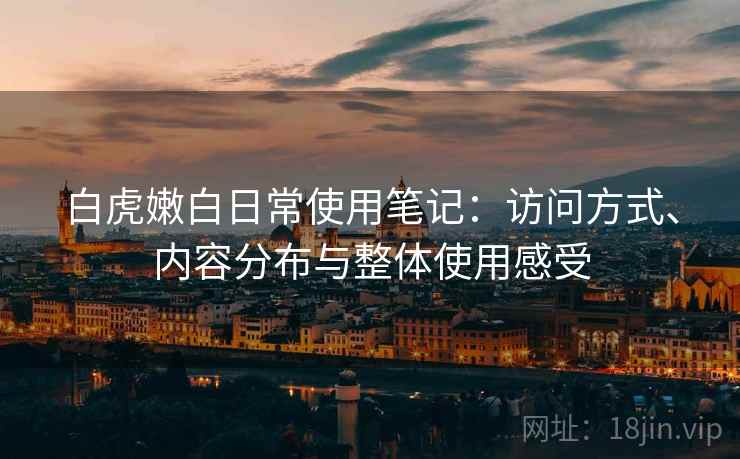 白虎嫩白日常使用笔记：访问方式、内容分布与整体使用感受  第2张