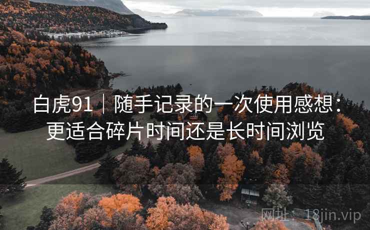 白虎91|随手记录的一次使用感想:更适合碎片时间还是长时间浏览 第2张 白虎91|随手记录的一次使用感想:更适合碎片时间还是长时间浏览 第2张
