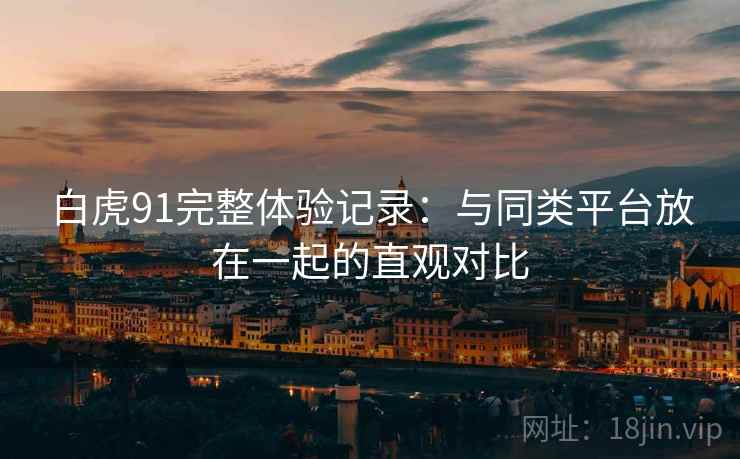 白虎91完整体验记录:与同类平台放在一起的直观对比 第2张 白虎91完整体验记录:与同类平台放在一起的直观对比 第2张